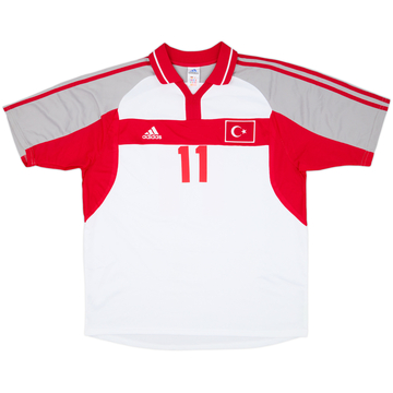 2000-02 Turkey Match Issue Away Shirt #11