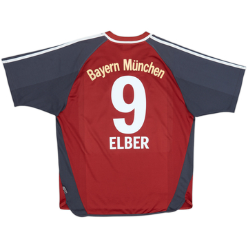 2001-02 Bayern Munich Home Shirt Elber #9 - 5/10 - (L)