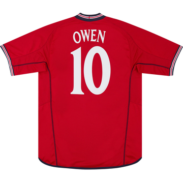 2002-04 England Away Shirt Owen #10 - 9/10