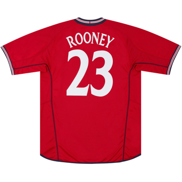 2002-04 England Away Shirt Rooney #23 - 7/10