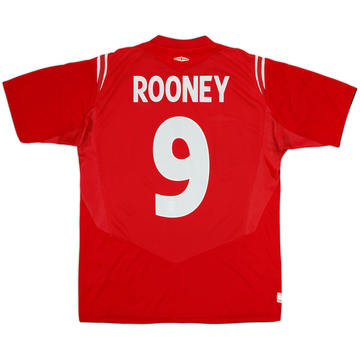 2004-06 England Away Shirt Rooney #9ES