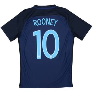 2017 England Authentic Away Shirt Rooney #10 - 6/10 - (M)