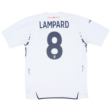 2007-09 England Home Shirt Lampard #8ES