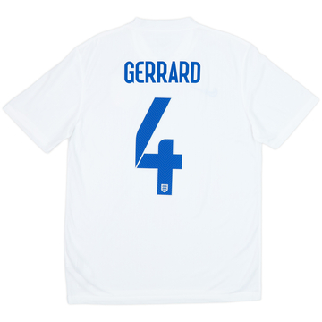2014-15 England Home Shirt Gerrard #4