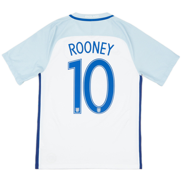 2016-17 England Home Shirt Rooney #10