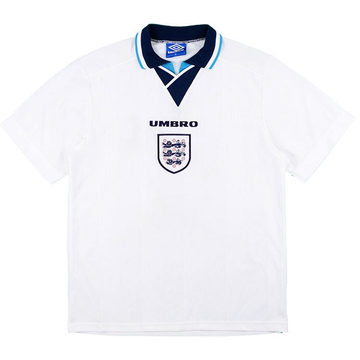 1995-97 England Home Shirt - 8/10 - (Y)