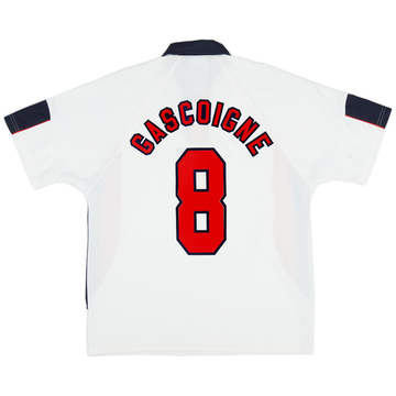 1997-99 England Home Shirt Gascoigne #8