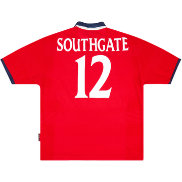 1999-01 England Away Shirt Southgate #12 - 8/10