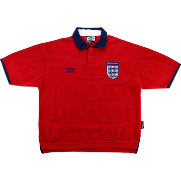 1999-01 England Away Shirt - 8/10 - (Y)