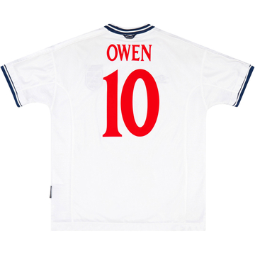 1999-01 England Home Shirt Owen #10 - 6/10