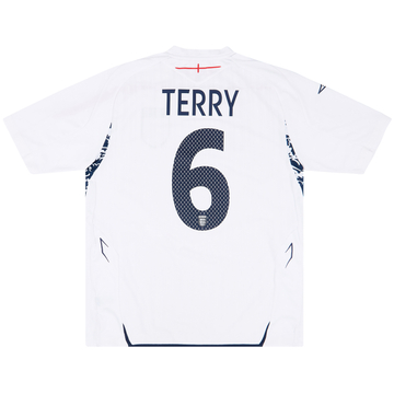 2007-09 England Home Shirt Terry #6 - 8/10