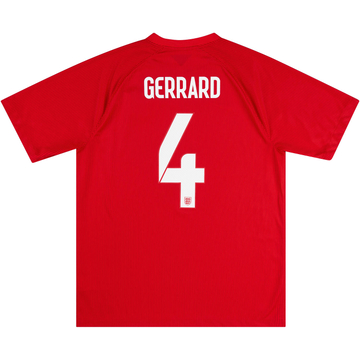 2014-16 England Away Shirt Gerrard #4 - 8/10 - (M)