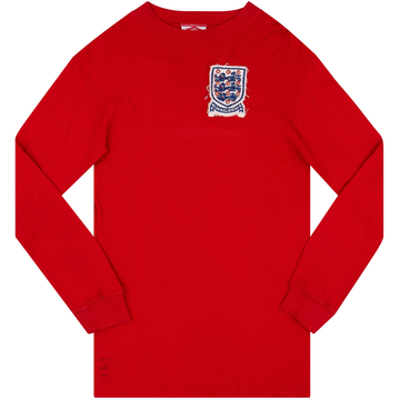 1973-74 England U-21 Match Issue Away L/S Shirt #11