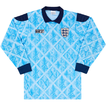 1990-92 England GK Shirt - 8/10 - #1 (Shilton) M