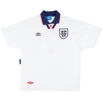 1993-95 England Home Shirt - 8/10 - (XL)