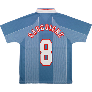 1996-97 England Away Shirt Gascoigne #8 - 8/10 - (XXL)