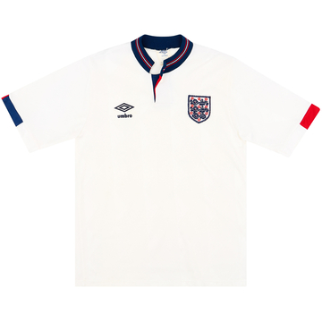 1987-90 England Home Shirt - 8/10 - (M)