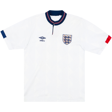 1987-90 England Home Shirt - 6/10 - (S)
