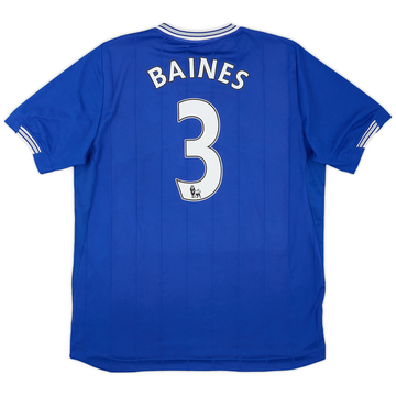 2009-10 Everton Home Shirt Baines #3