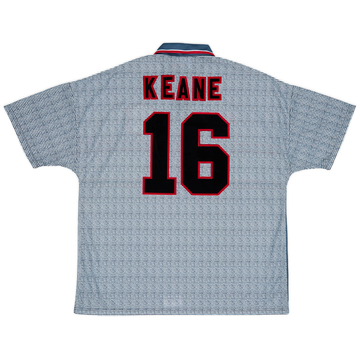 1995-96 Manchester United Away Shirt Keane #16 (XXL)