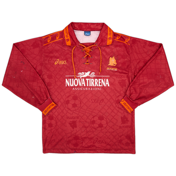 1994-95 Roma Home L/S Shirt - 7/10 - (M)