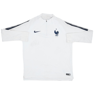 2018-19 France Nike 1/4 Zip Drill Top - 5/10 - (L)