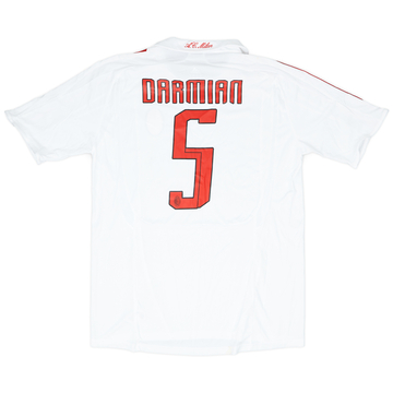 2007-08 AC Milan Player Issue Away Shirt Darmian #5