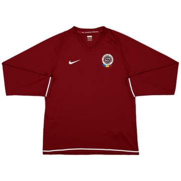 2008-09 Sparta Prague Home L/S Shirt - 8/10 - (M)