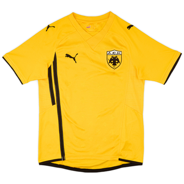 2010-11 AEK Athens Home Shirt - 8/10 - (S)