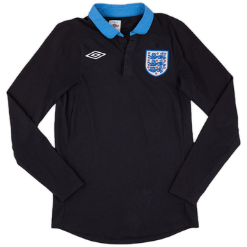 2011-12 England Away L/S Shirt - 9/10 - (S)