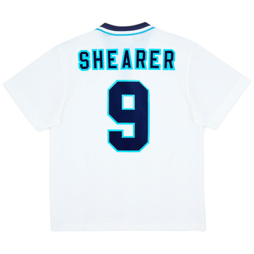 1995-97 England Home Shirt Shearer #9 - 8/10 - (L)