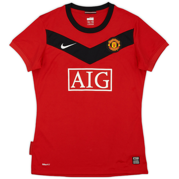 2009-10 Manchester United Home Shirt - 7/10 - (Women's M)