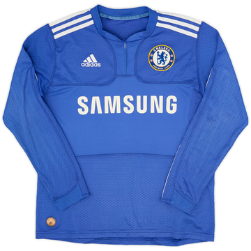 2009-10 Chelsea Home L/S Shirt - 7/10 - (XL.Boys)