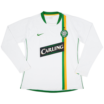 2006-08 Celtic Player Issue European L/S Shirt - 4/10 - (L)