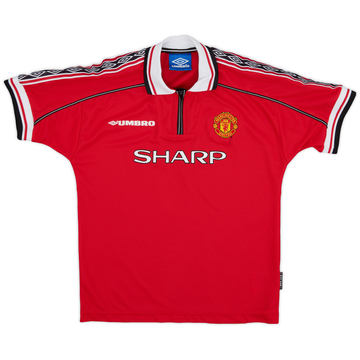 1998-00 Manchester United Home Shirt - 9/10 - (L.Boys)