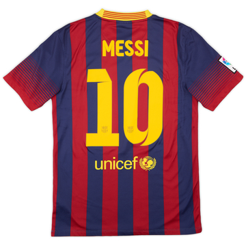 2013-14 Barcelona Home Shirt Messi #10 - 5/10 - (S)