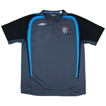 2006-07 Rangers Umbro 1/4 Zip Training Shirt - 9/10 - (L)