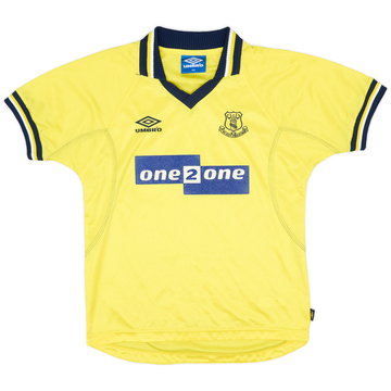 1998-99 Everton Third Shirt - 9/10 - (XL.Boys)