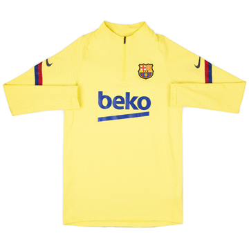 2020-21 Barcelona Nike 1/4 Zip Drill Top - 6/10 - (S)