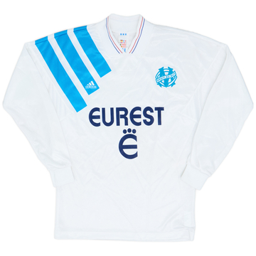 1993-94 Olympique Marseille Home L/S Shirt - 8/10 - (XS)