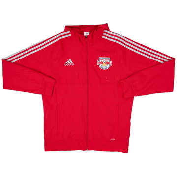 2017 New York Red Bulls adidas Hooded Track Jacket - 6/10 - (L)