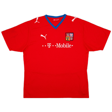 2008-09 Czech Republic Basic Home Shirt - 9/10 - (XL)