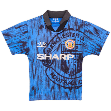 1992-93 Manchester United Away Shirt - 6/10 - (S.Boys)