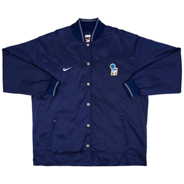 1998-99 Italy Nike Button-Up Track Jacket - 10/10 - (XL)