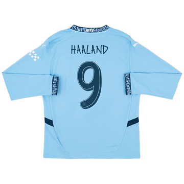 2024-25 Manchester City Home L/S Shirt Haaland #9