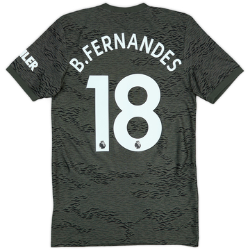 2020-21 Manchester United Away Shirt B. Fernandes #18 - 9/10 - (XS)