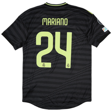2022-23 Real Madrid Match Issue Champions Leauge Third Shirt Mariano #24