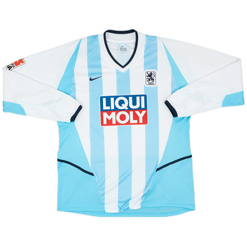 2002-03 1860 Munich Match Issue Signed Home L/S Shirt Cerny #13