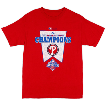 2008 Philadelphia Phillies National League Champions Majestic Tee - 8/10 - (M)