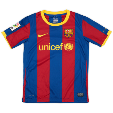 2010-11 Barcelona Home Shirt - 8/10 - (M.Boys)
